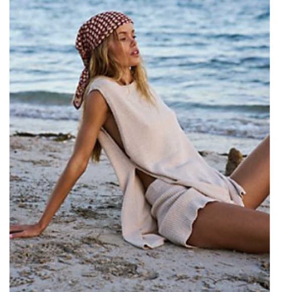 Free People Pants - Free People Cream Coverup Shorts for Beach Days